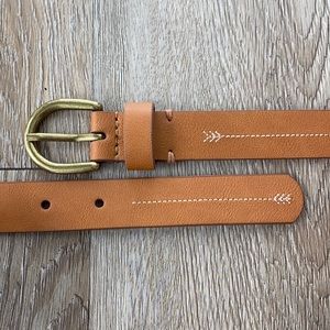 Brown and Gold Target Belt